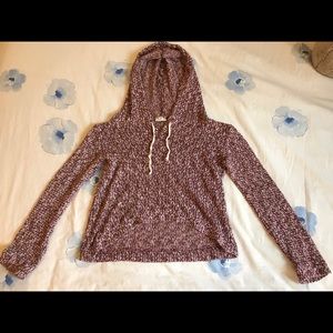 LA Hearts crop top hoodie